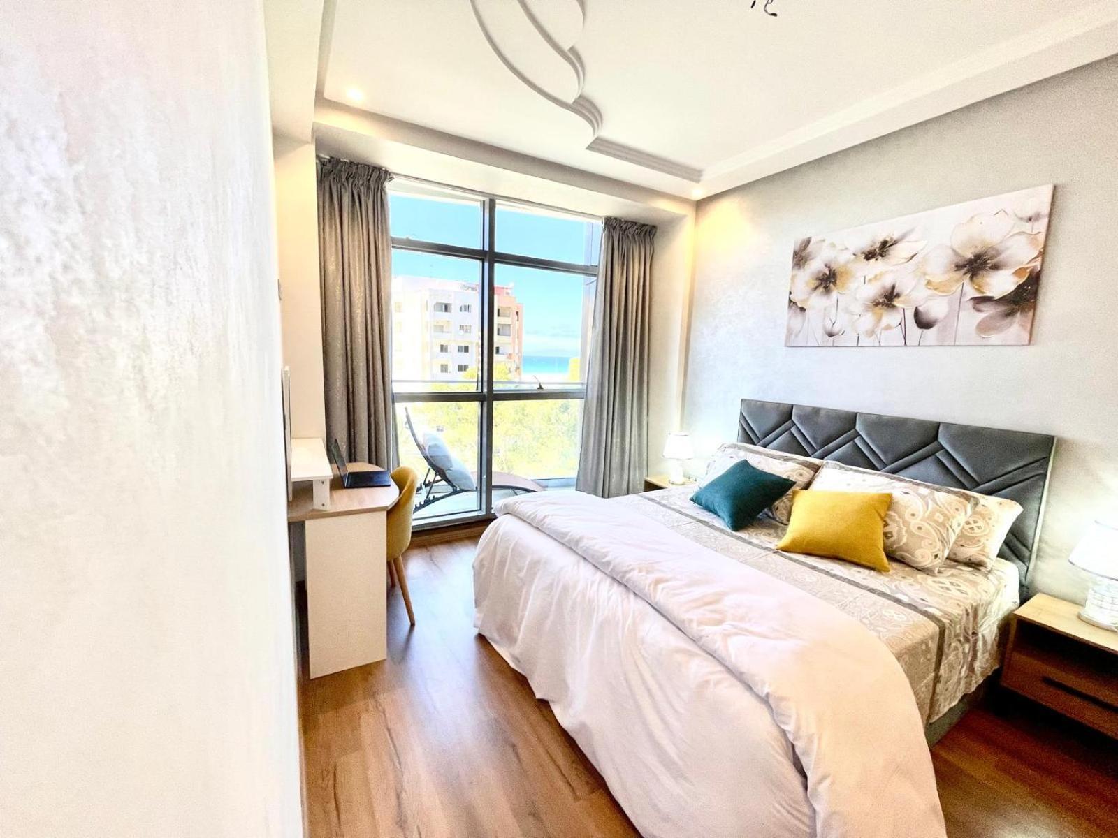 Modern Elegance With Sea Views In Central Tangier - Steps To Beach, Train And Attractions! Екстер'єр фото